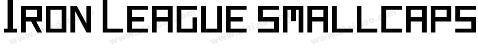 Iron League smallcaps Bold字体转换